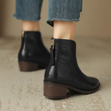 Camille | Luxurious Ankle Boots with Low Heels