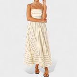 Isabel | Csíkos Maxi Ruha