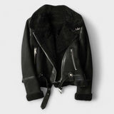 Catarina | Aviátor Kabát Suede-ből