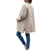 MOANA | Klasszikus Oversized Gombos Kabát